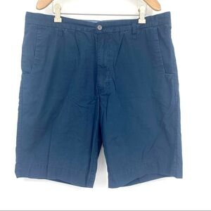 Woolrich navy cotton chino shorts 9.5” 36